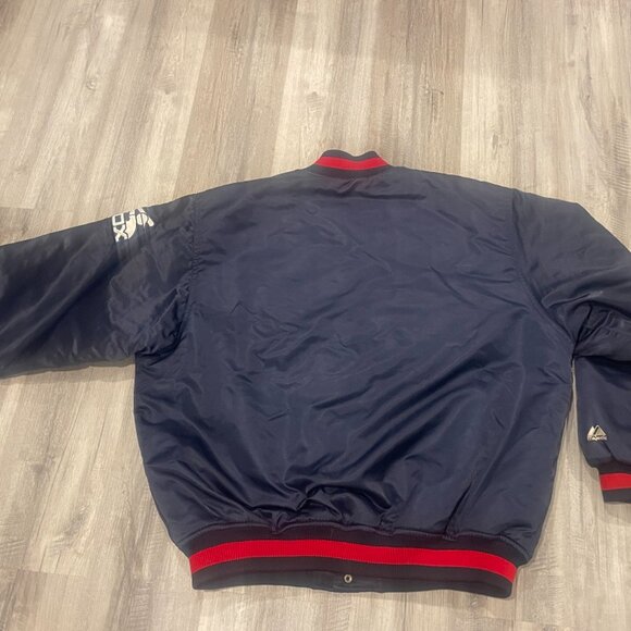 VINTAGE MAJESTIC COOPERSTOWN COLLECTION CHICAGO WHITE SOX SATIN JACKET SIZE XL - Picture 7 of 9